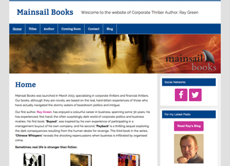 New website for Mainsail Books