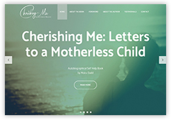 Cherishin Me website. An autobiographical self-help book by Moira Dadd.
