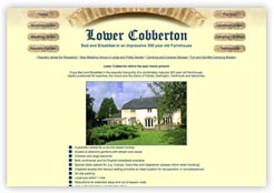 South Devon B&B accommodation, website by Cottagewebs