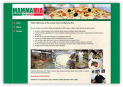 Mamma Mia, Bognor Regis, a website by cottagewebs as featured on their Food and Drink Portfolio