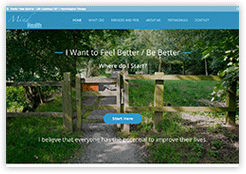 Mind Health website by Cottagewebs on the Health and Beauty portfolio