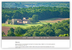 Rediat Cor website, holiday accommodation in the Dordogne