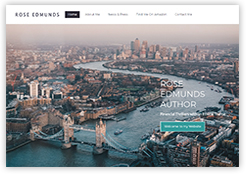 The website of Rose Edmunds, author, on Cottagewebs Arts and Publishing portfolio.