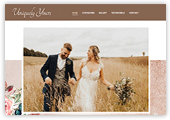 Website Uniquely Yours, bespoke ceremonies for weddings, civil partnerships, renewal of vows, naming ceremonies, and funerals