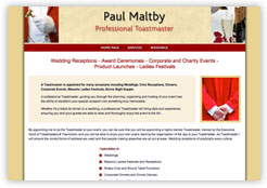 Paul Malty Toast Master website